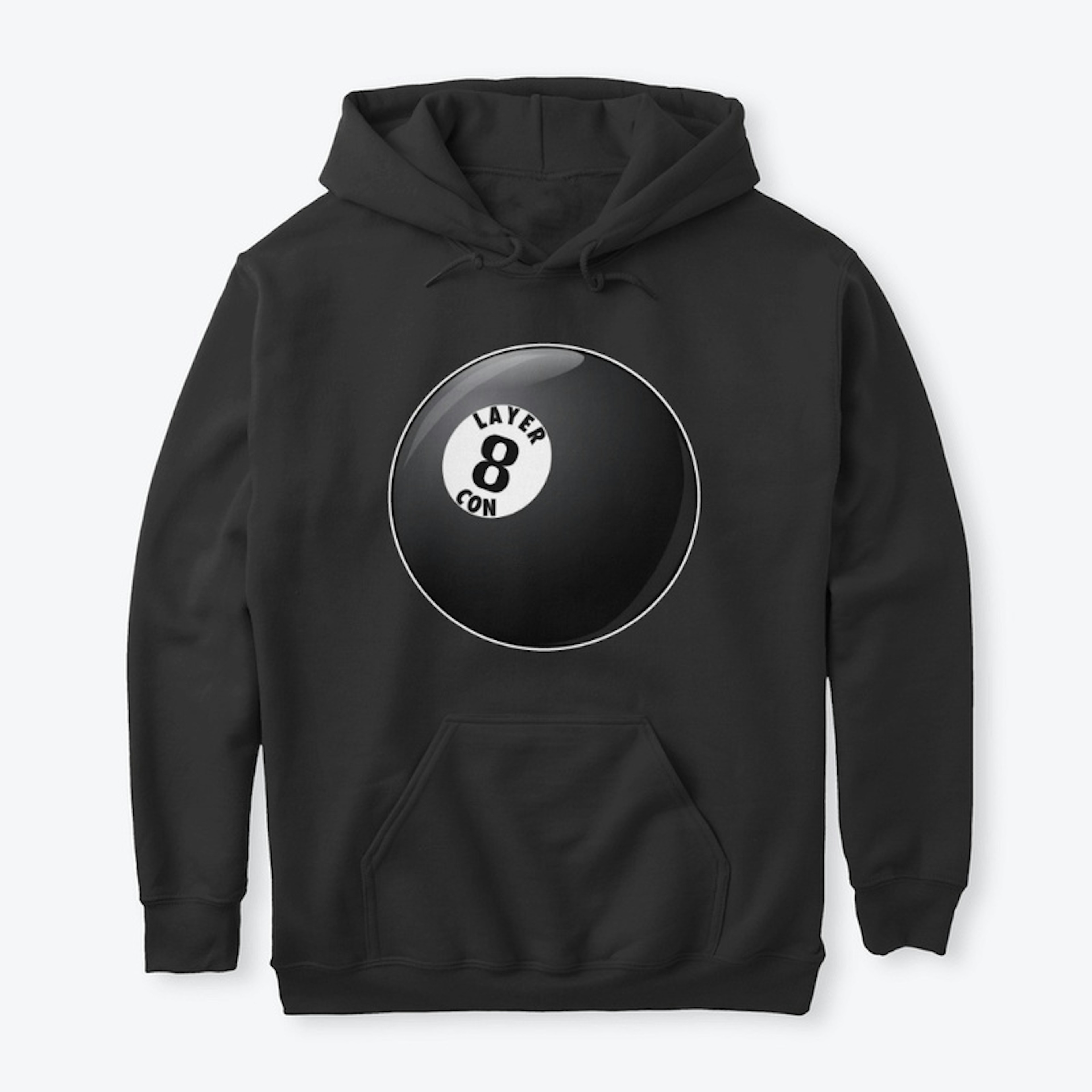 8-Ball Logo Black Hoodie